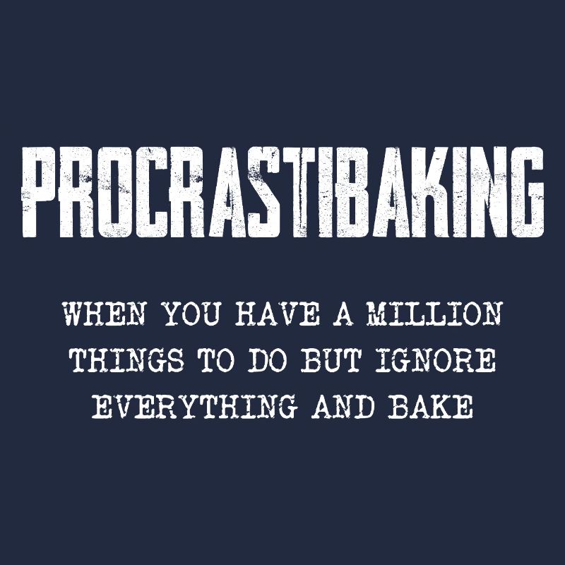 Motif de cuisson procrastiner