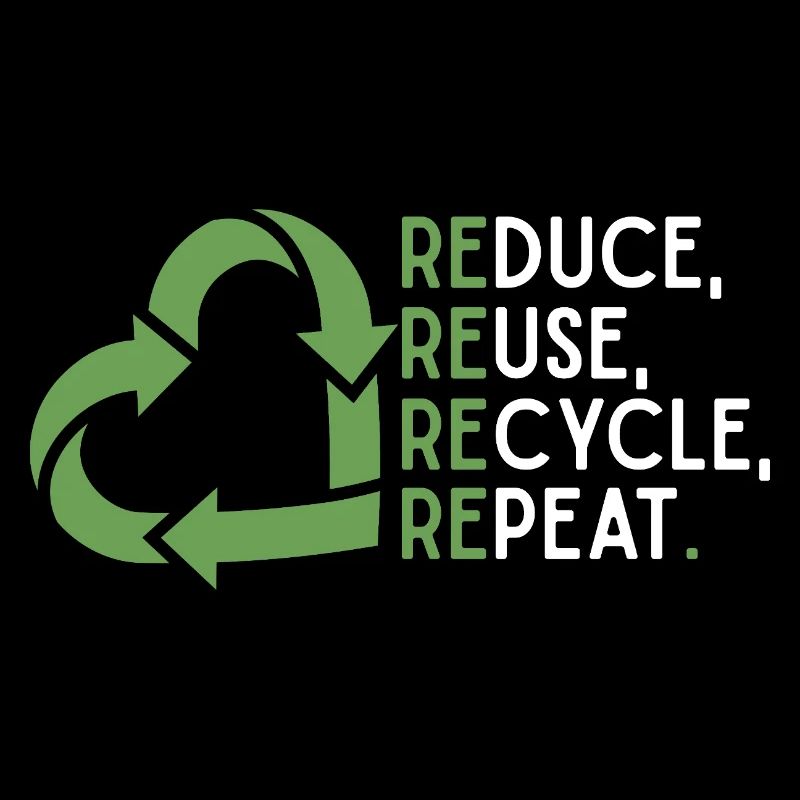 Reduce Reuse Recycle Repeat – Eco Theme