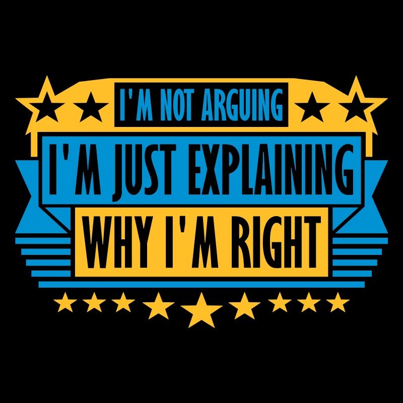I m not arguing