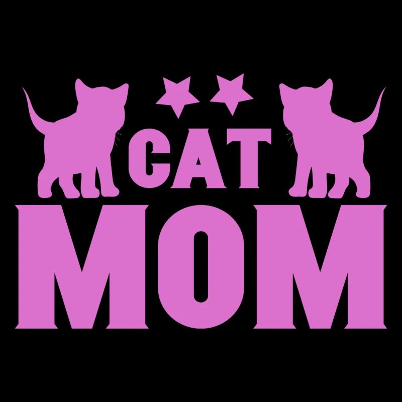 Katzen Mama Katzen Oma Großmutter Mutter Mom Katze