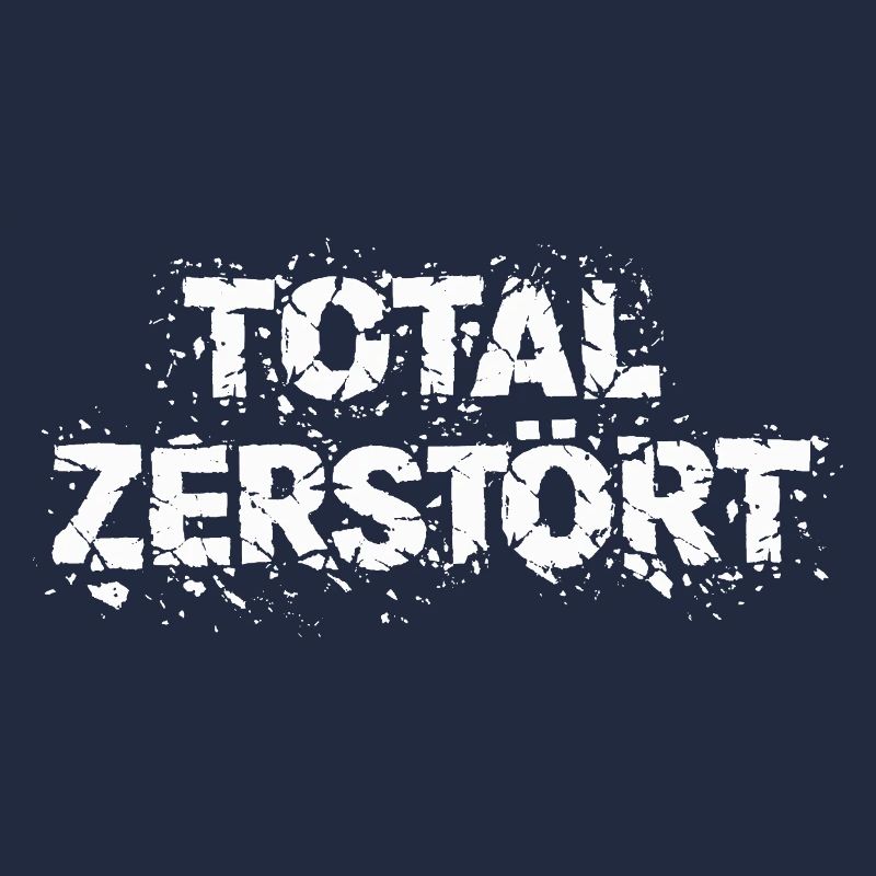 Totalement détruit - Déclaration de conception grunge