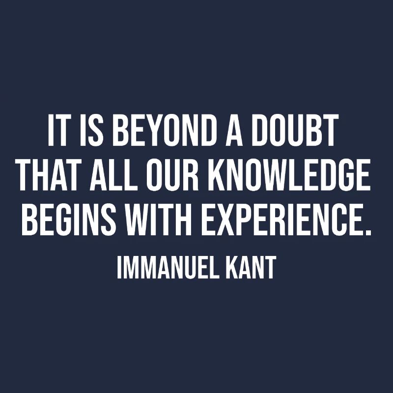 Typographie des citations de l’expérience de Kant