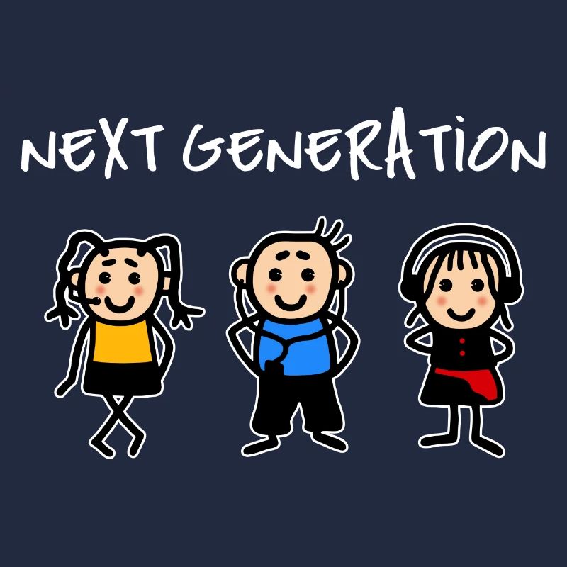 Nächste Generation Kinder Internet Online