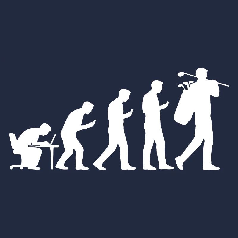 Evolution Golf Funny Gift for Golfers Men