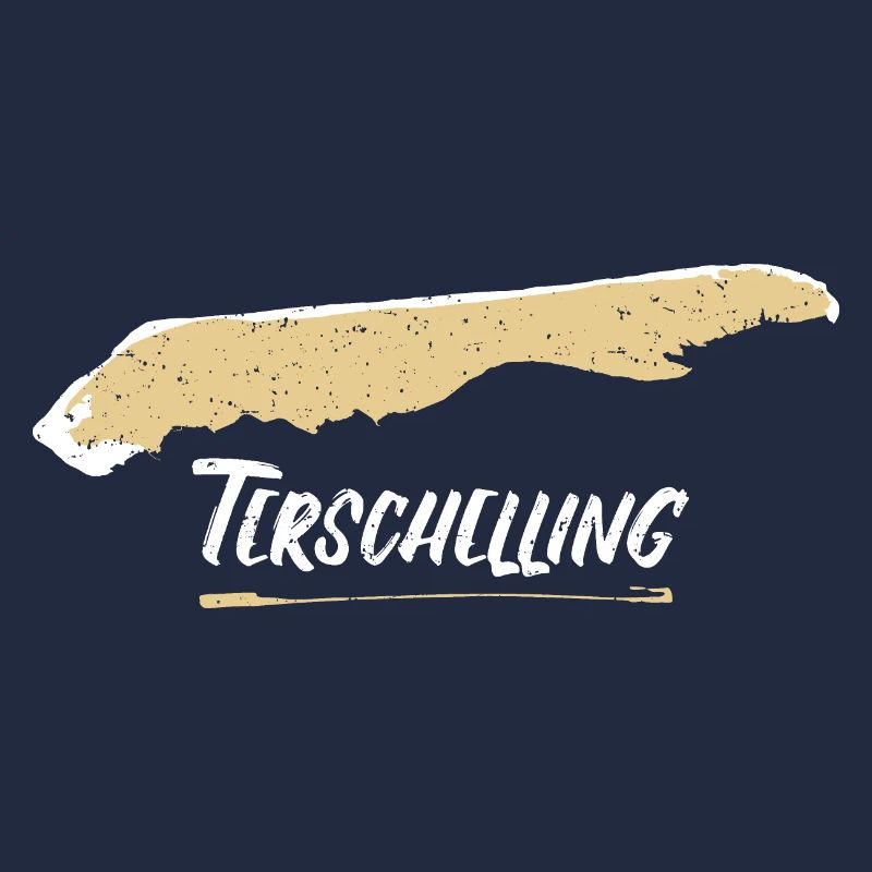 Terschelling | Vintage retro map