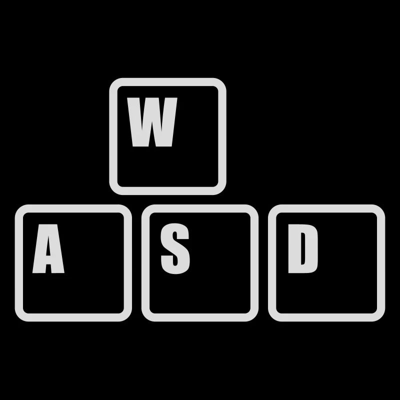 WASD Touches de clavier Gamer