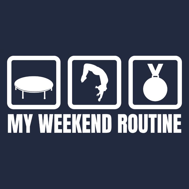 Trampolin Wochenendroutine