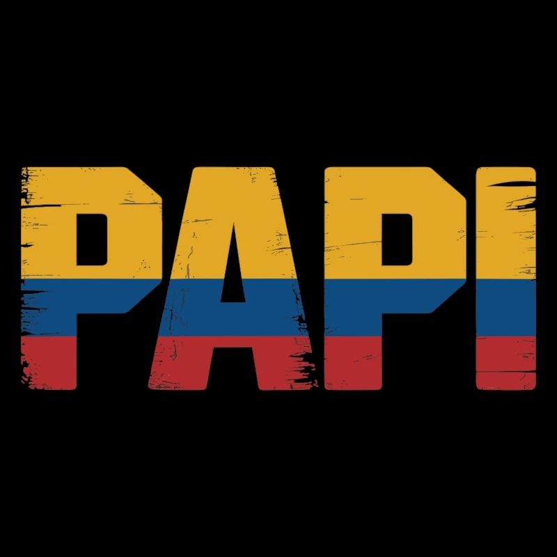  Papi Kolumbien Flagge – Geschenk für