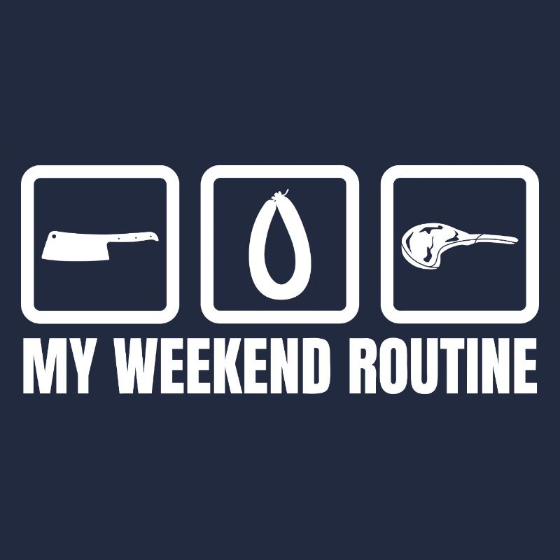 Routine du week-end chez le boucher