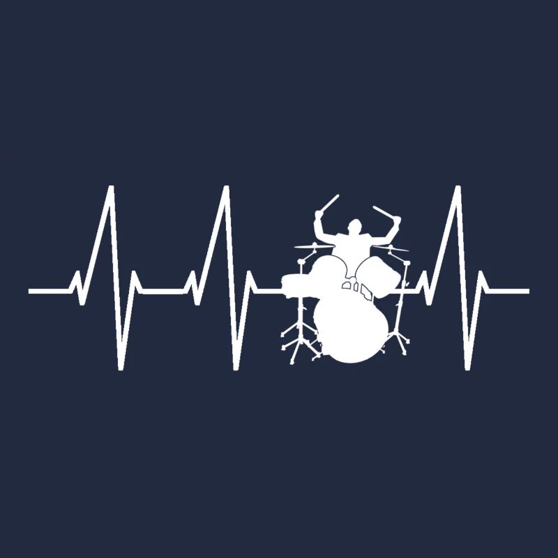 Batteur Drums Heartbeat Pulse