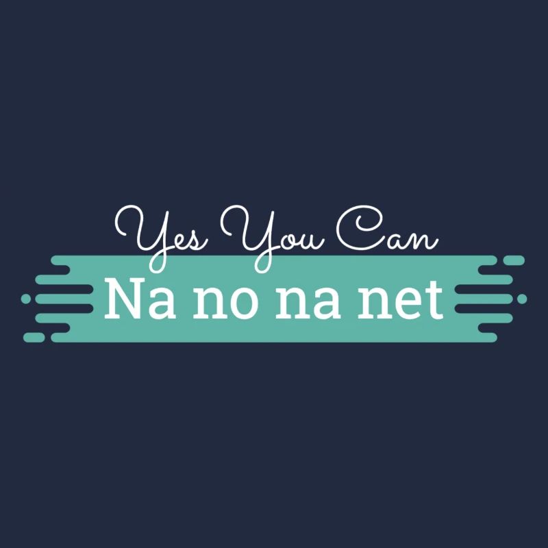 Na no na net - texte blanc