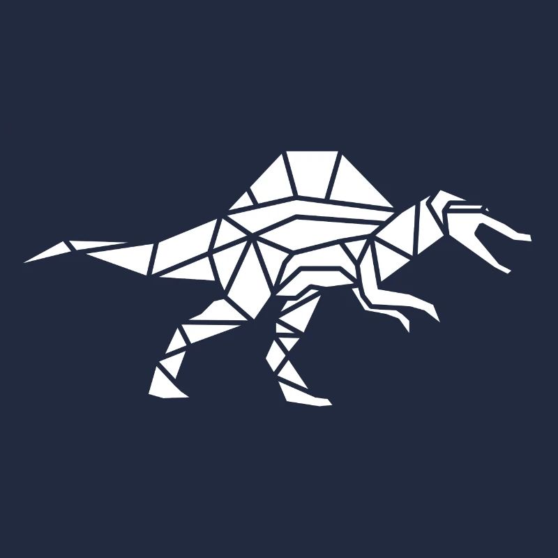 Spinosaurus geometrically polygon surfaces