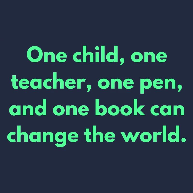 Ein Kind Ein Lehrer, ein Stift und eine Buchdose