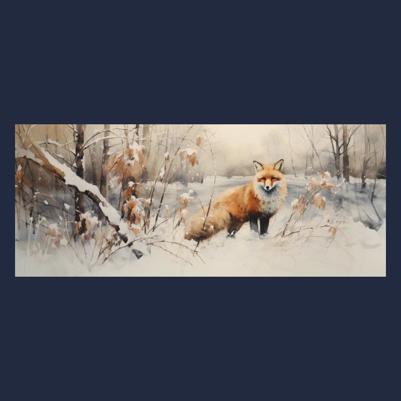 Fox Landscape Snow
