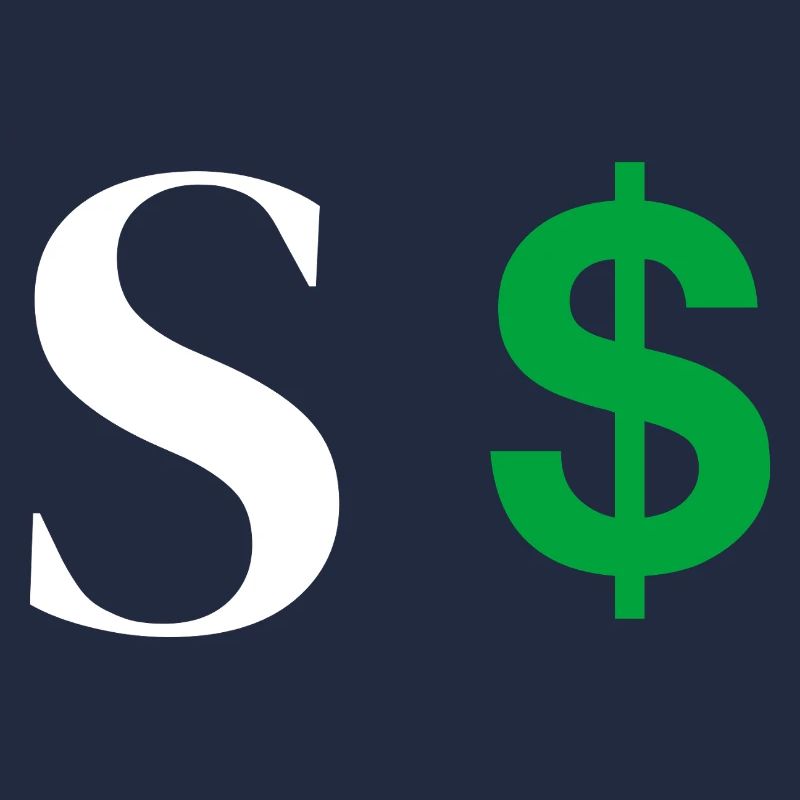 Buchstabe s Dollar