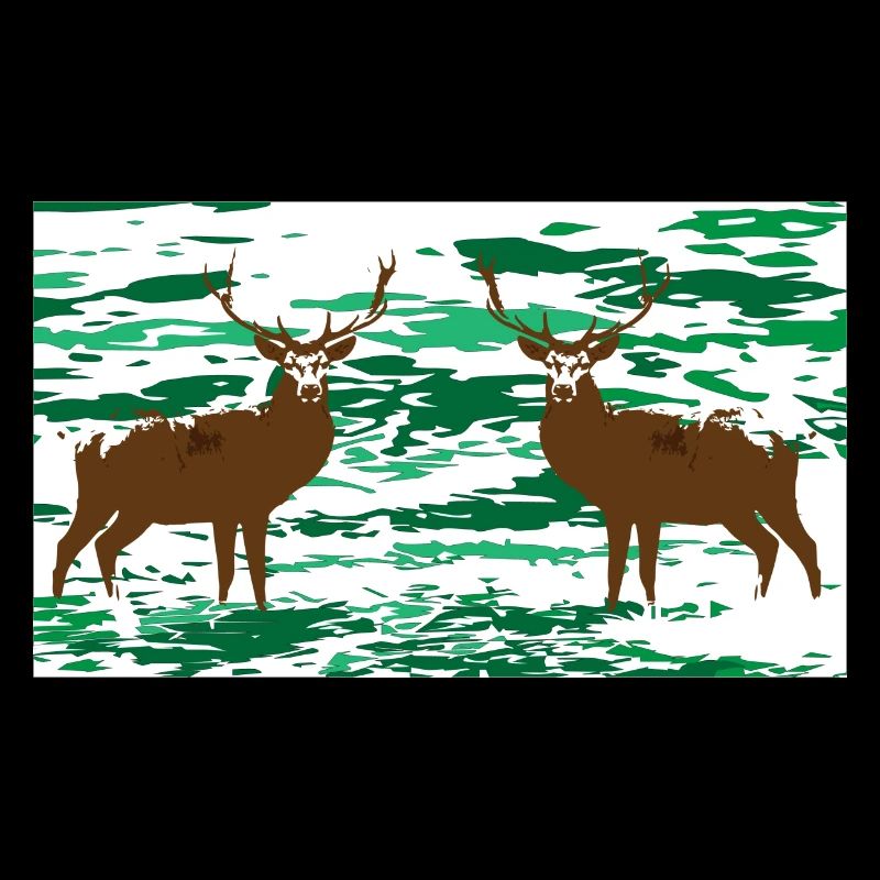 Hirsche im Wald