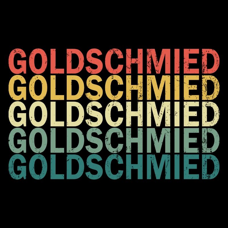 Goldschmied Vintage Retro Handwerker Geschenk