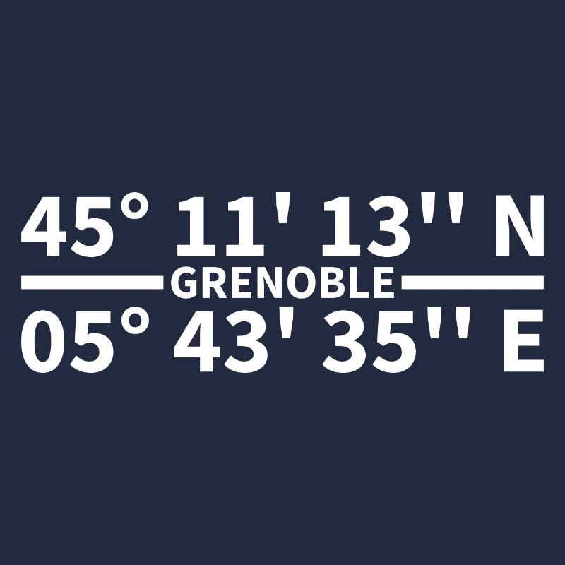 Coordonnées de Grenoble