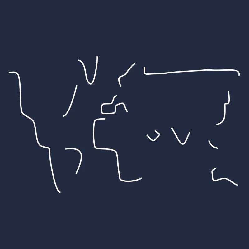 World map - fine style