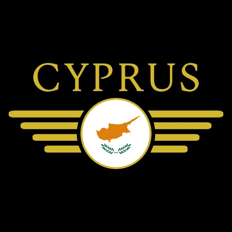 J’aime Chypre, T-shirt design de style élégance