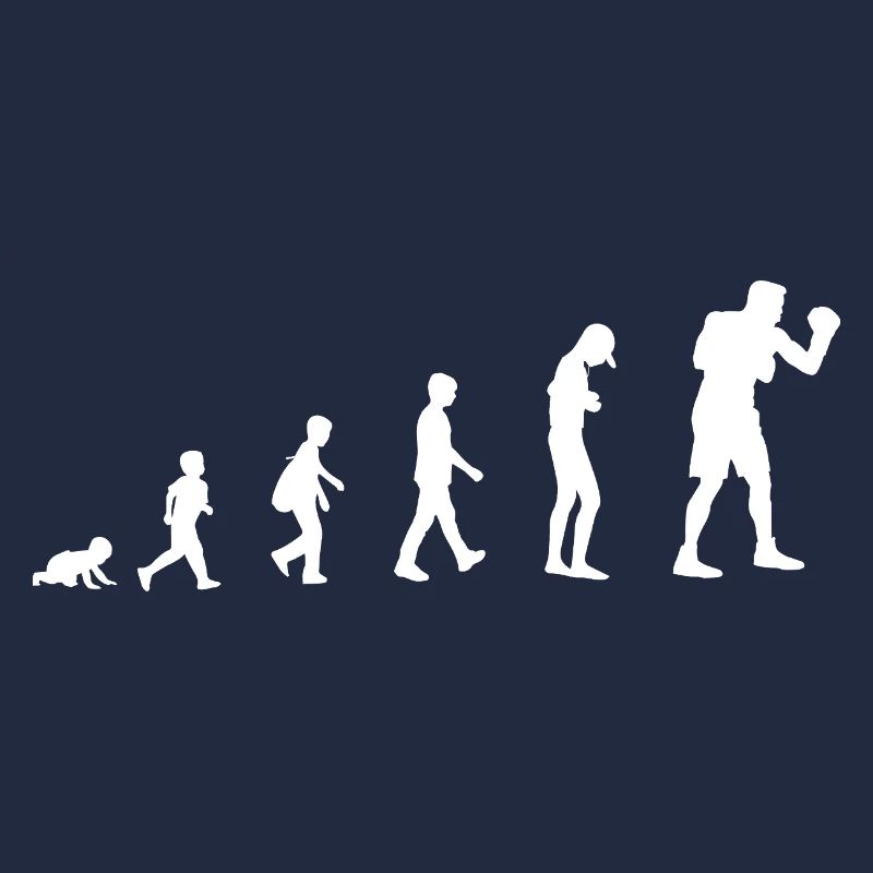 Evolution vom Baby zum Boxer