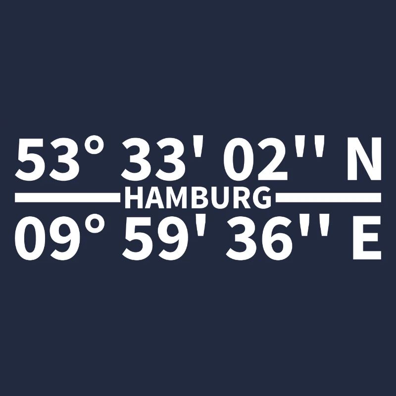 Coordonnées de Hambourg