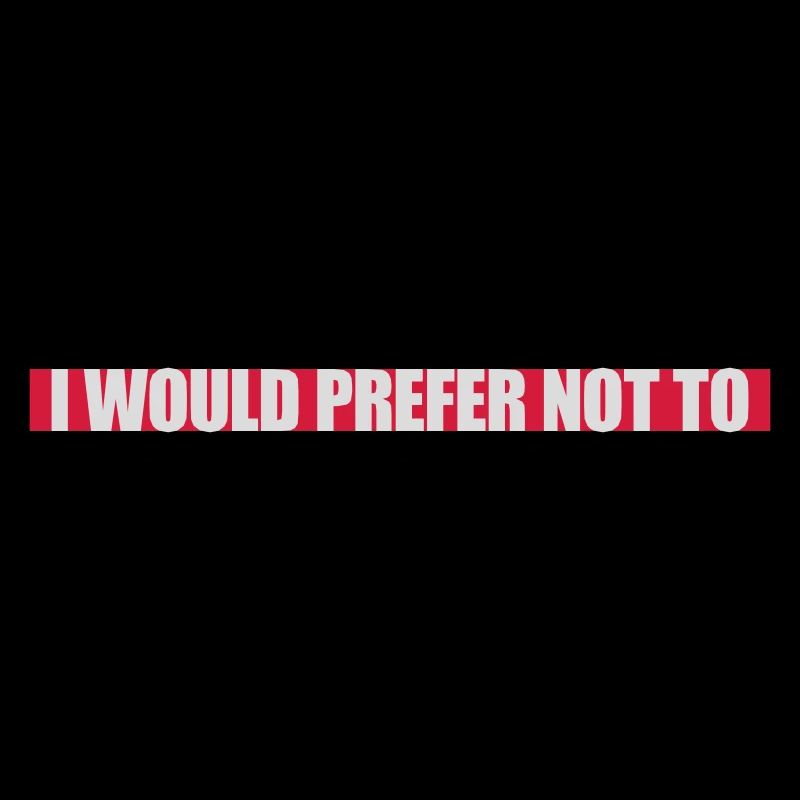 I prefer not to