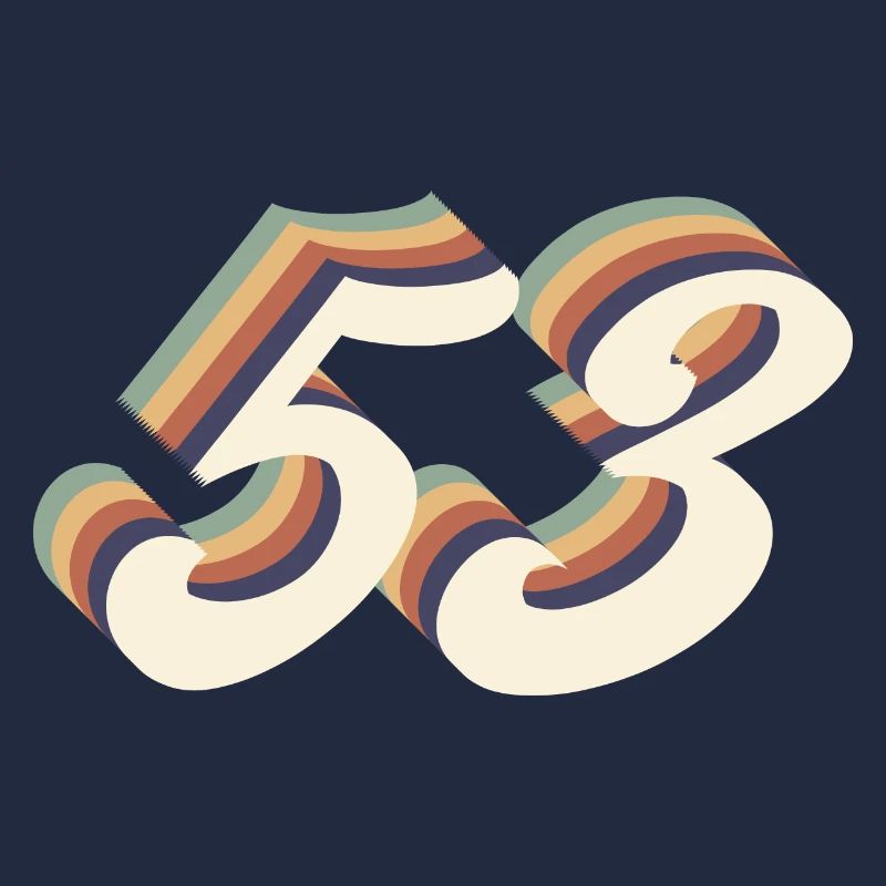 53rd anniversary vintage