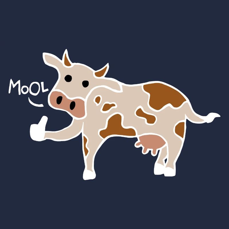 Mool / Cool Cow Thumbs Up (Blanc)