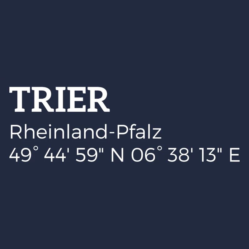 Trier Rhineland-Palatinate coordinates