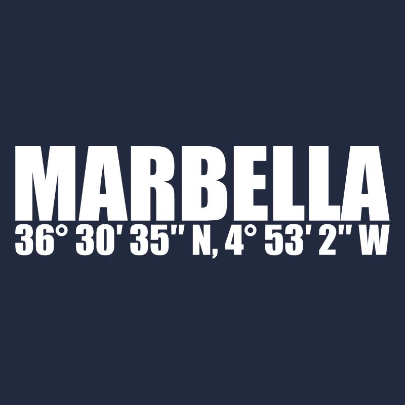 Coordonnées de Marbella