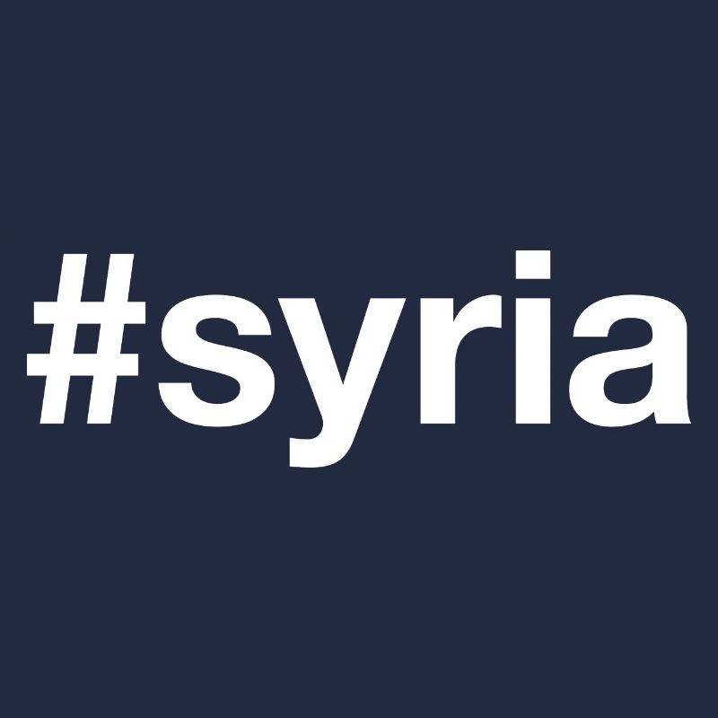 SYRIE Hashtag Syrien