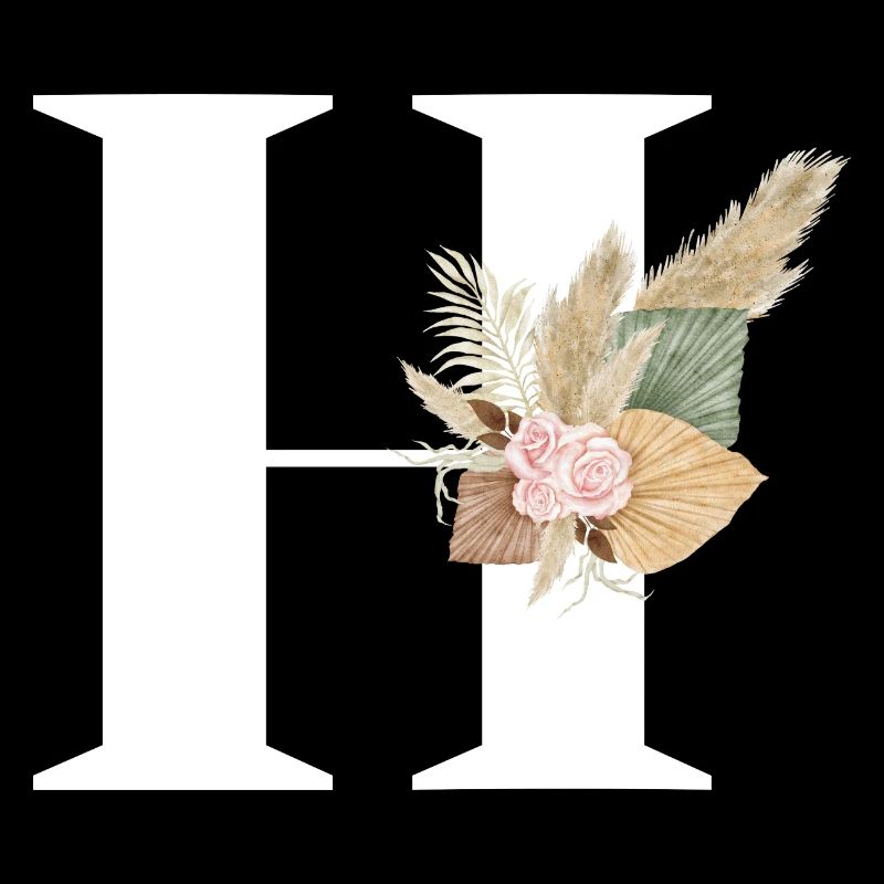 Buchstabe H Blumen