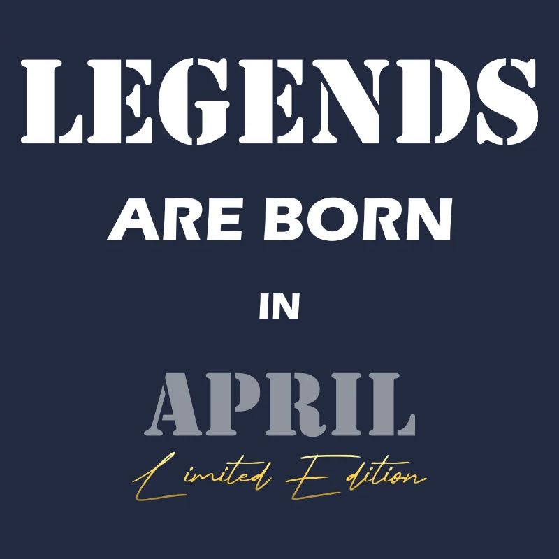 April Legends Geschenk white