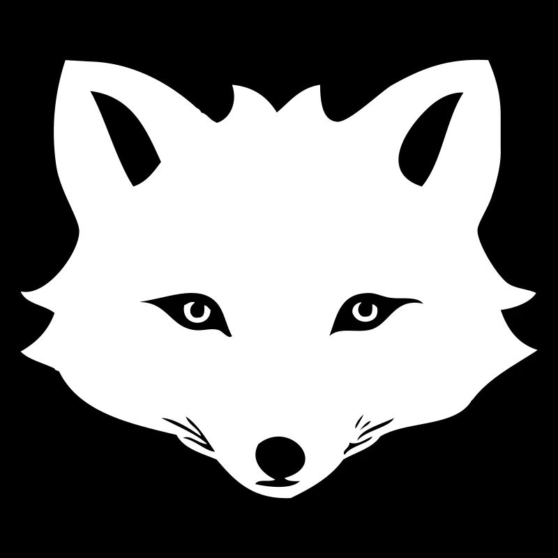 Renard arctique de dessin animé