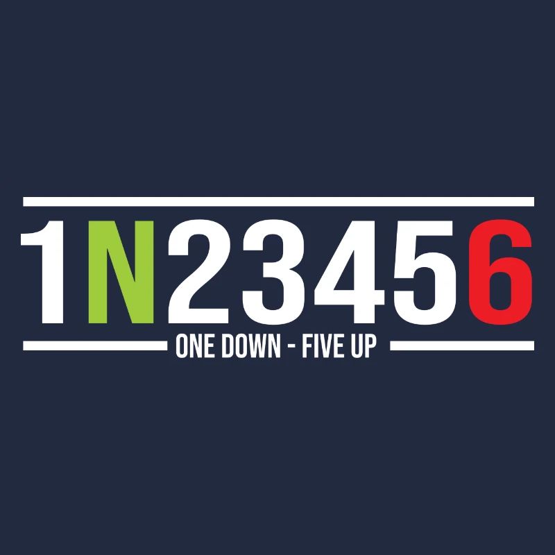 Engrenages de moto 1N23456 One Down-Five Up