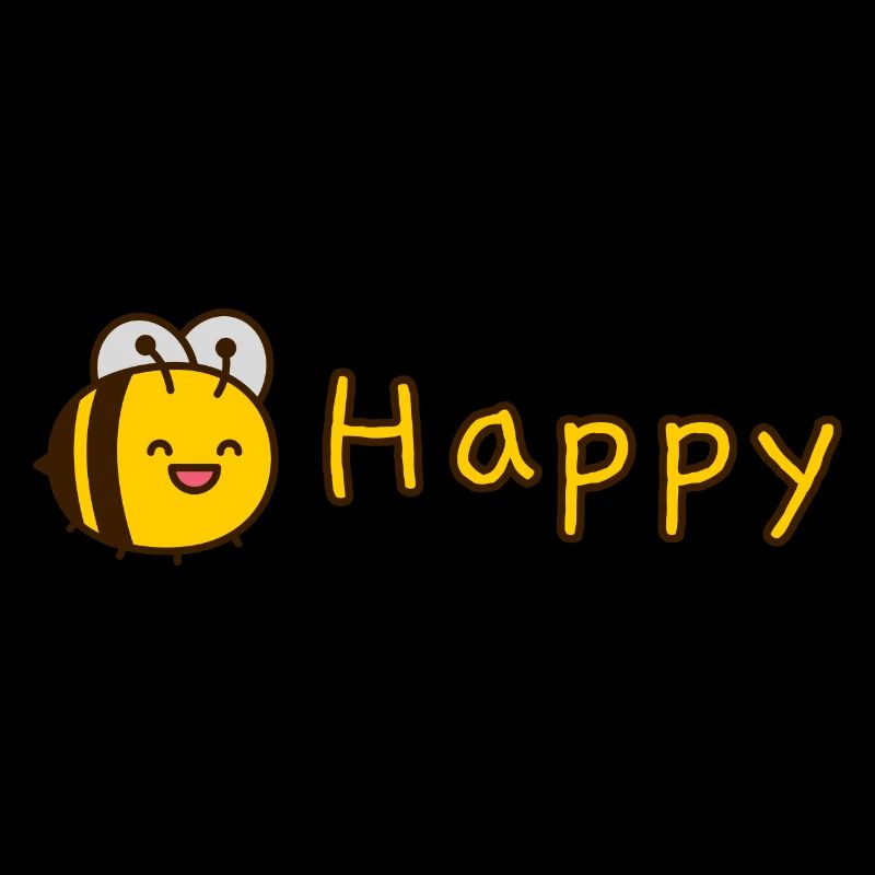 Abeille heureuse