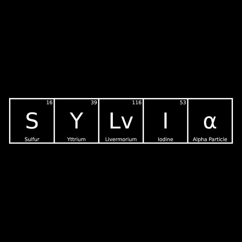 Sylvia Nom Prénom Chimie Éléments du tableau périodique