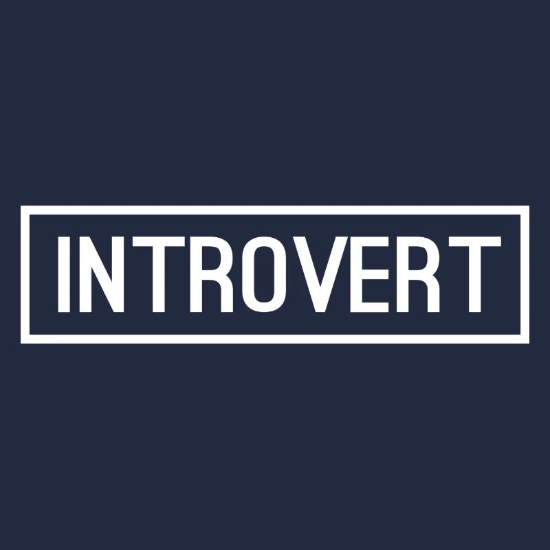 Introvert box white
