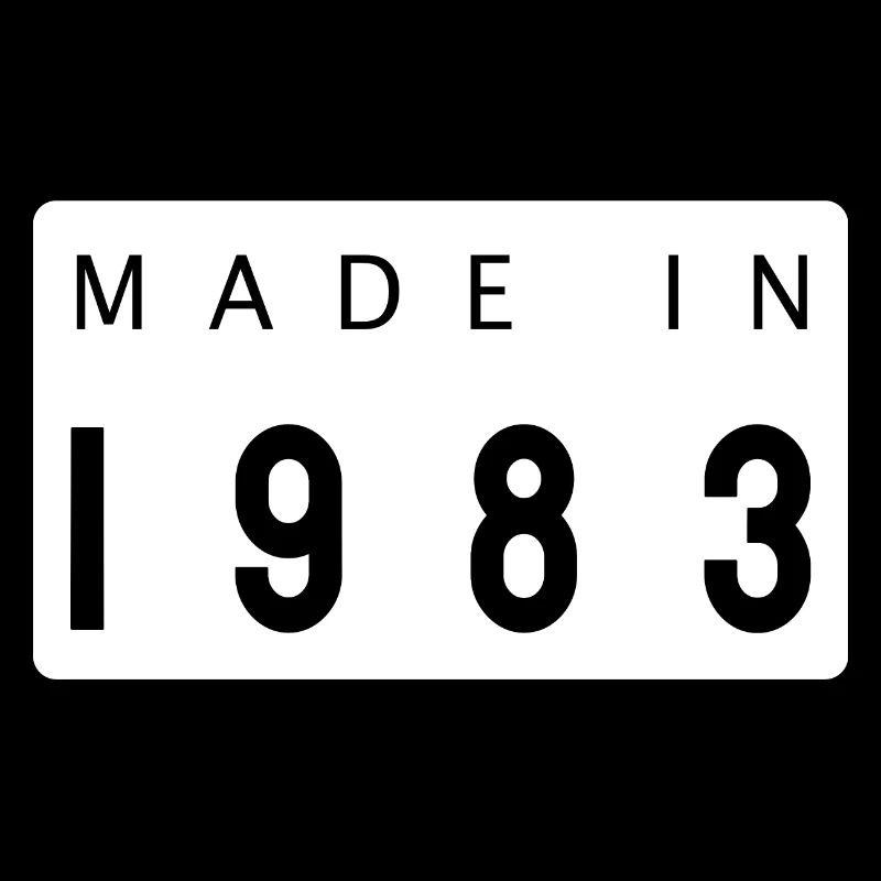 Fait en 1983 Année du cadeau de naissance