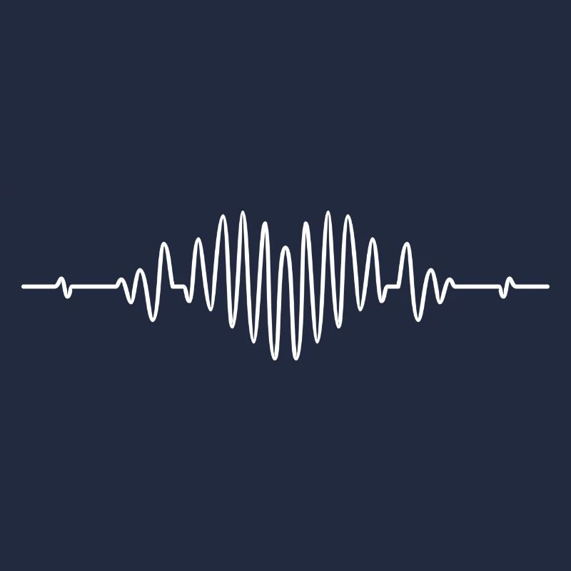 Pulse Wave Line Art