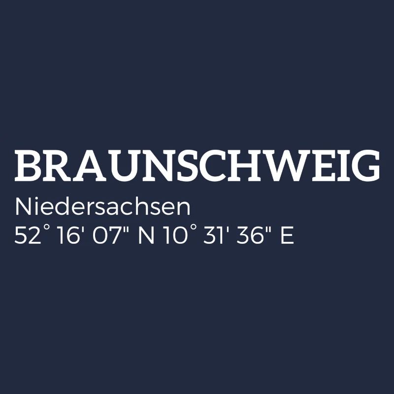Les coordonnées Braunschweig Basse-Saxe