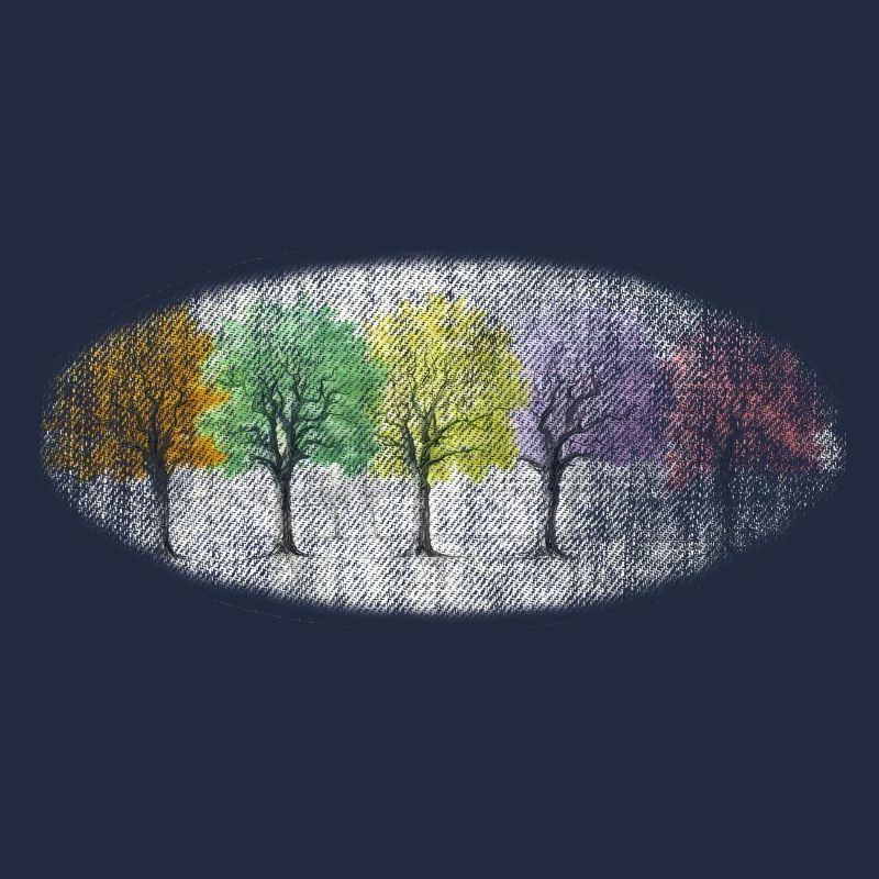 bunt winter wald winterwald