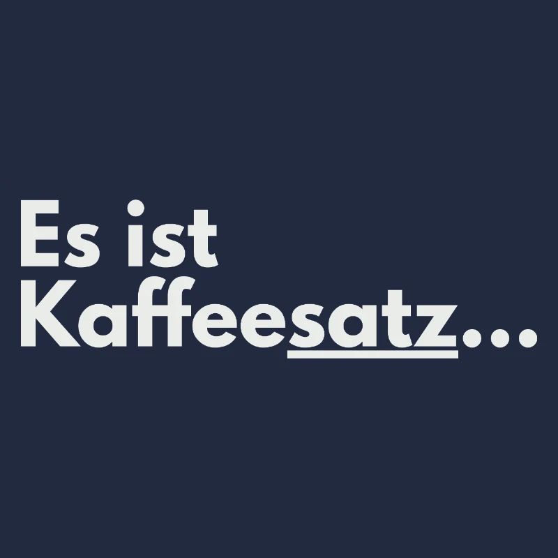 C’est une faute de conception de marc de café