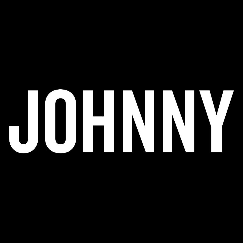 Johnny Custom Name Font Text Birthday