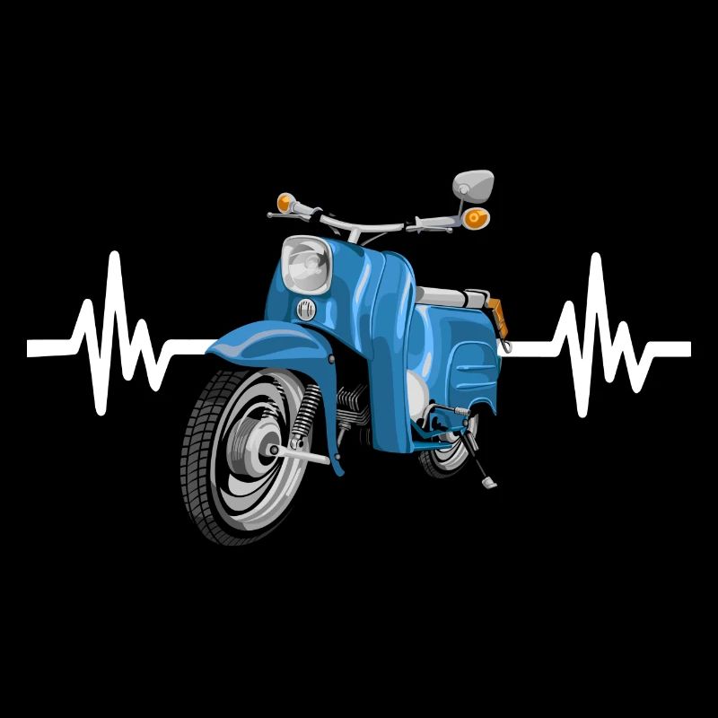 Schwalbenfahrer Moped KR51 Schwalbe Simson Shirt