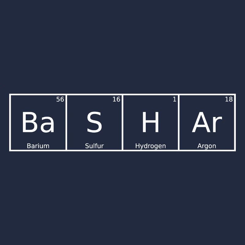 Bashar Nom Prénom Chimie Éléments du tableau périodique