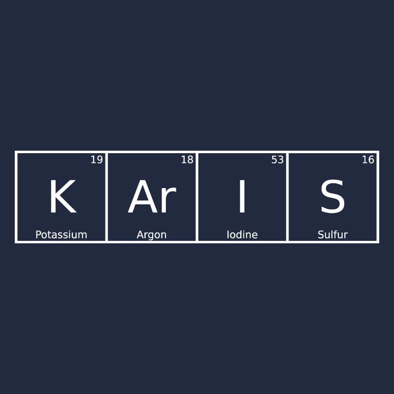Kari's Surname First Name Chemistry Periodic Table Elements