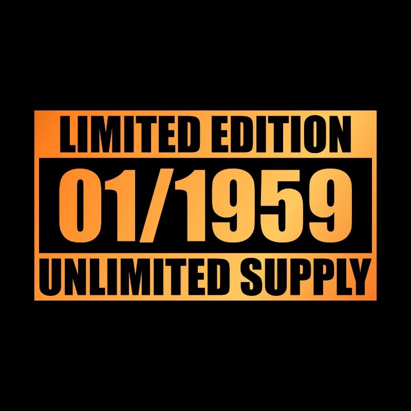 65. Geburtstag Limited Edition - ꝏ Supply 01/1959