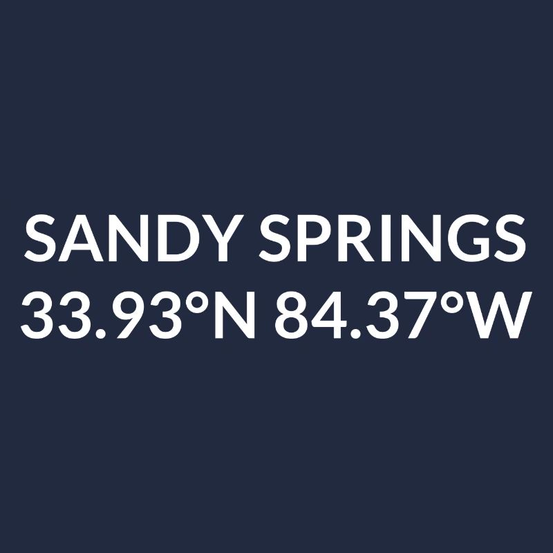 Sandy Springs, Georgia, USA Coordinates